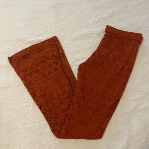 SOLD American Eagle Orange Bell Bottoms - XS